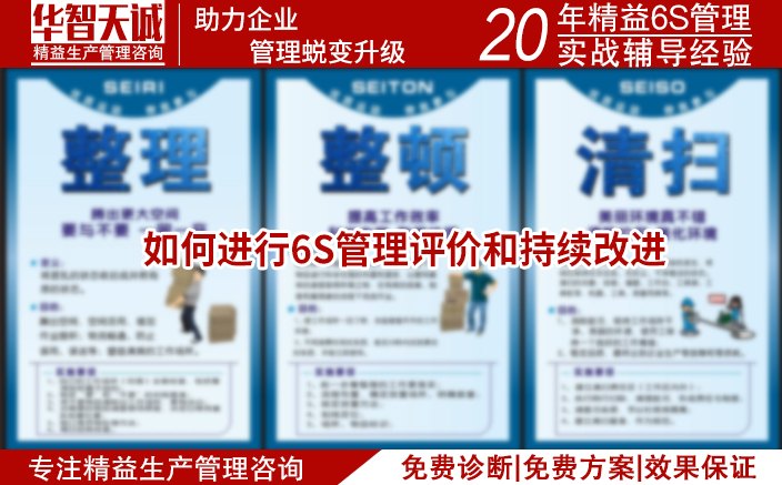 如何進(jìn)行6S管理評(píng)價(jià)和持續(xù)改進(jìn)